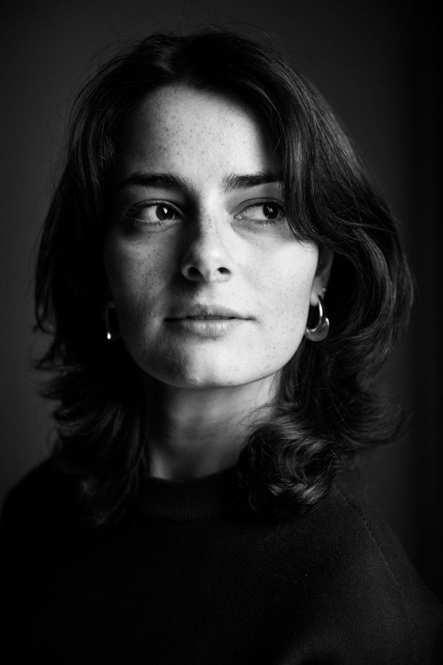 Portrait mit einem Studioblitz